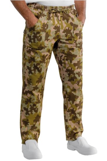 Trousers with elastic - Isacco Camouflage 04