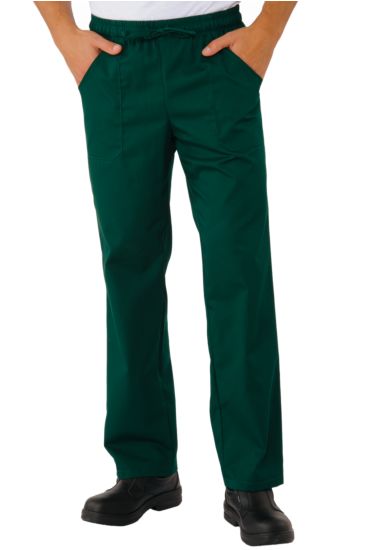Trousers with elastic - Isacco Dark Green