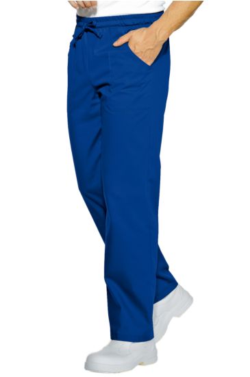 Trousers with elastic - Isacco Blue