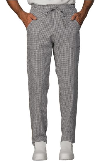 Trousers with elastic - Isacco Houndstooth