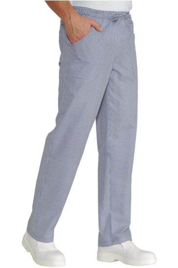 Trousers with elastic - Isacco Houndstooth