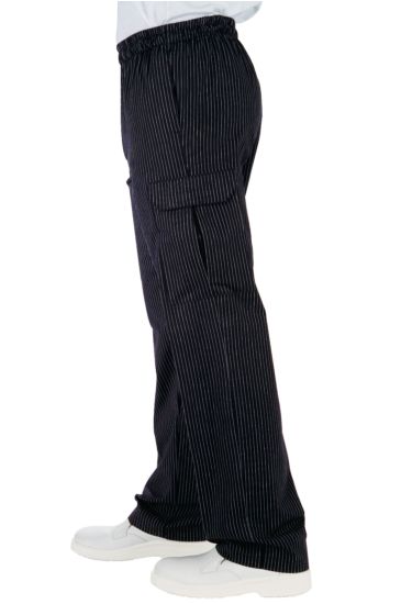 Chef trousers - Isacco Black Vienna