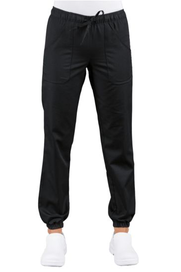 Pantagiaffa trousers with elastic - Isacco Black