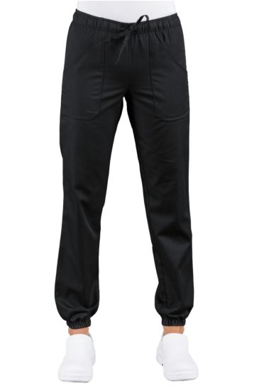 Pantagiaffa trousers with elastic - Isacco Nero