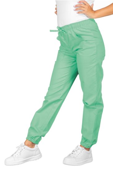 Pantagiaffa trousers with elastic - Isacco Light Green