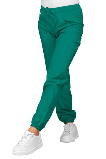 Pantagiaffa trousers with elastic - Isacco Green