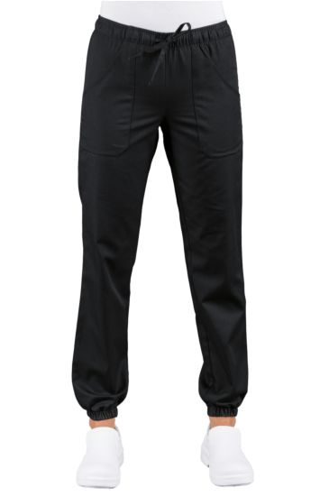 Pantagiaffa trousers with elastic - Isacco Nero