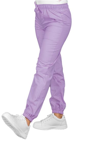 Pantagiaffa trousers with elastic - Isacco Lilac