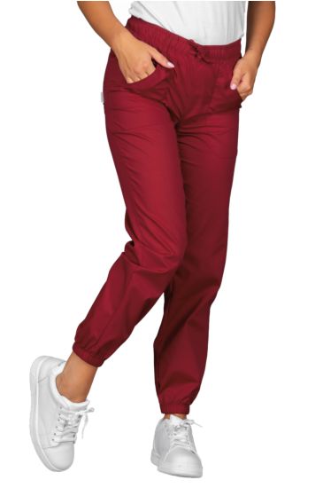 Pantagiaffa trousers with elastic - Isacco Vermilion