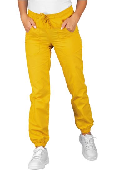 Pantagiaffa trousers with elastic - Isacco Yellow