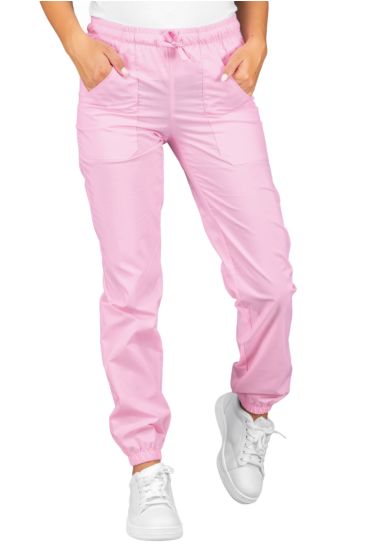 Pantagiaffa trousers with elastic - Isacco Pink