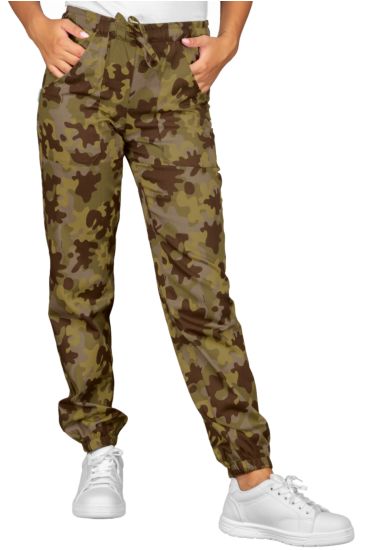 Pantagiaffa trousers with elastic - Isacco Camouflage 04