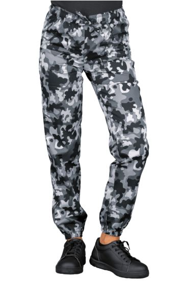 Pantagiaffa trousers with elastic - Isacco Camouflage 01