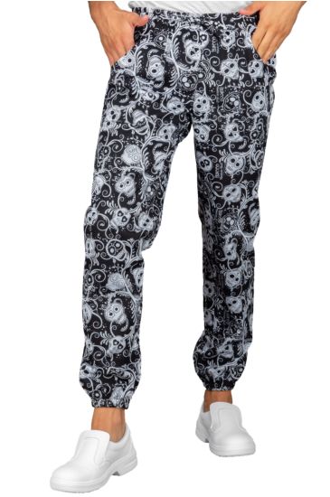 Pantagiaffa trousers with elastic - Isacco Skull 12