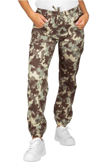 Pantagiaffa trousers with elastic - Isacco Camouflage 15