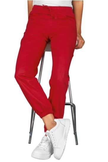 Pantagiaffa trousers with elastic - Isacco Red