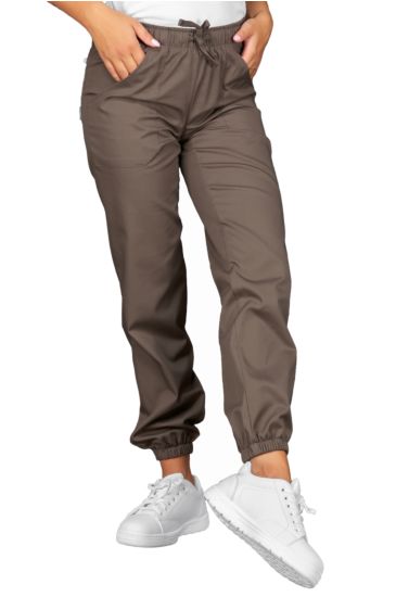 Pantagiaffa trousers with elastic - Isacco Mud