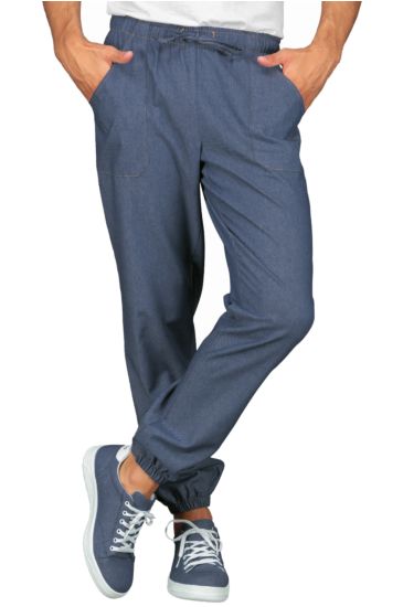 Pantagiaffa trousers with elastic - Isacco Jeans