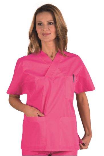 Casacca Collo a V  - Isacco Fuxia