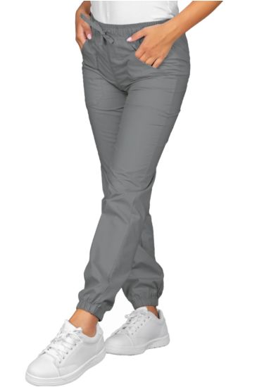 Pantagiaffa trousers with elastic - Isacco Grey