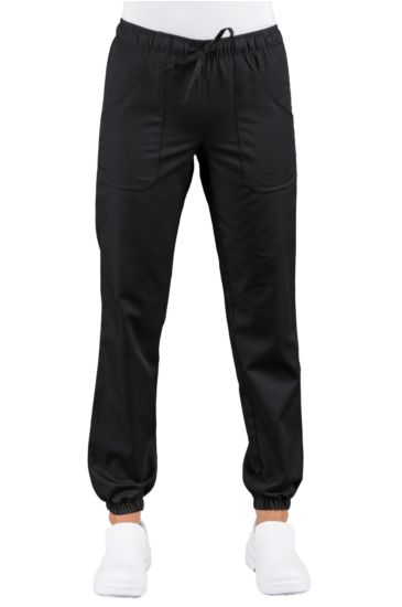 Pantagiaffa trousers with elastic - Isacco Nero