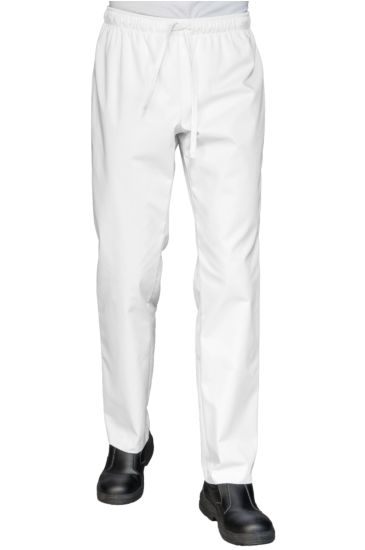 Pantalone con elastico - Isacco Bianco