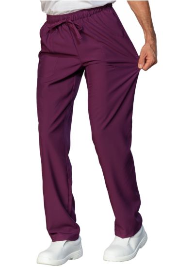 Trousers with elastic Purple Isacco