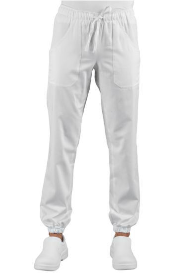 Pantagiaffa trousers with elastic White Isacco