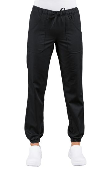 Pantagiaffa trousers with elastic Black Isacco