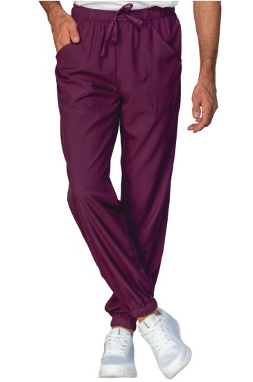 Pantagiaffa trousers with elastic Purple Isacco