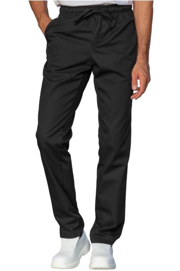 Pantalone slim zip unisex - Isacco Black Isacco