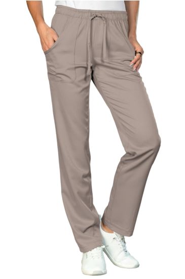 Trousers with elastic Turtledove Isacco
