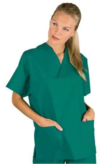 Casacca Collo a V Verde Isacco