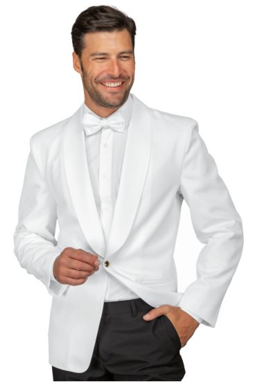 Single-breasted shawl jacket - Isacco Bianco