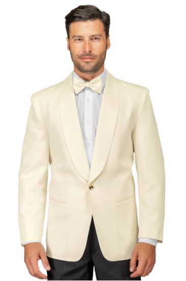 Single-breasted shawl jacket - Isacco Cream