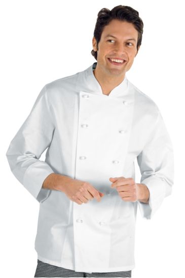 Classic chef jacket - Isacco White