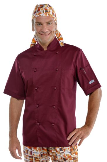Classic chef jacket - Isacco Bordeaux