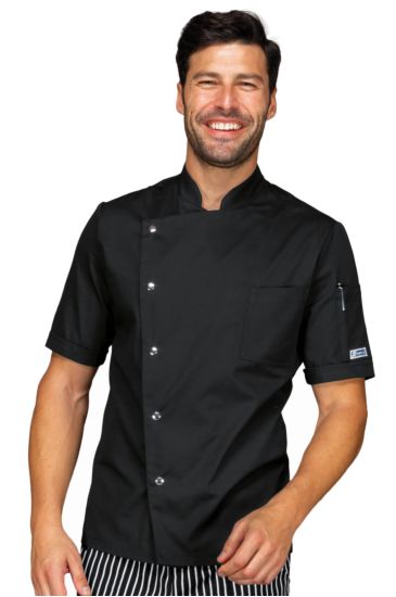 Giacca cuoco Belfast - Isacco Black Isacco