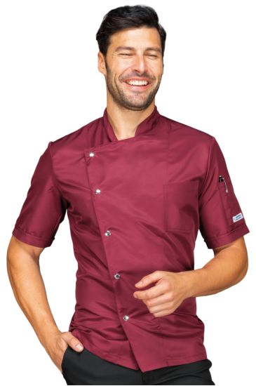 Belfast chef jacket - Isacco Bordeaux