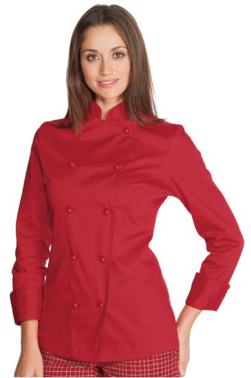 Lady Chef jacket - Isacco Red