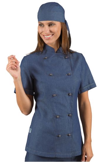 Giacca Lady Chef bottoni antipanico - Isacco Jeans