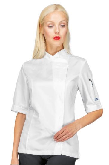 Lady Chef jacket with Alaska - Isacco Bianco