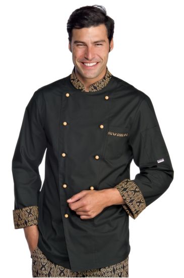 Bicolored chef jacket - Isacco Maori 92