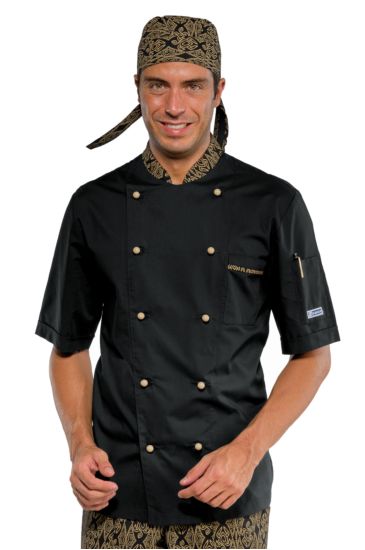 Bicolored chef jacket - Isacco Maori 92