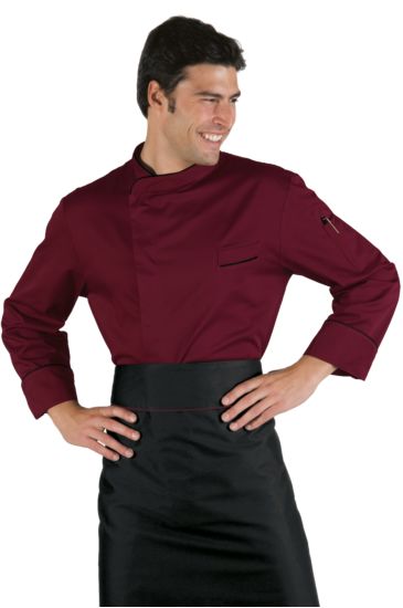 Bilbao chef jacket - Isacco Bordeaux