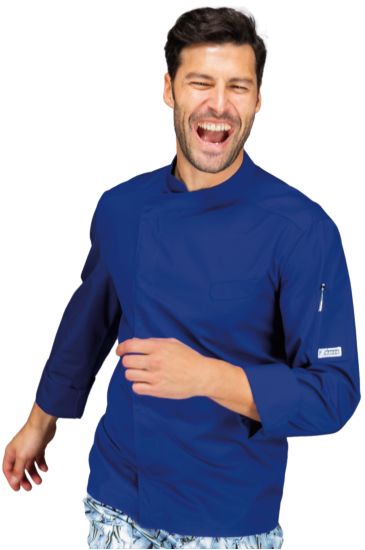 Bilbao chef jacket - Isacco Blue