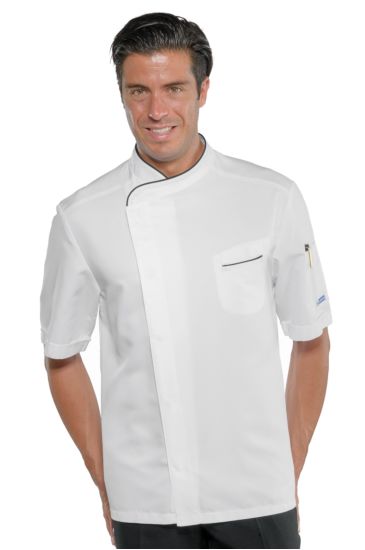 Bilbao chef jacket - Isacco White+black