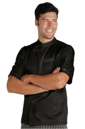 Pretoria chef jacket Black Isacco