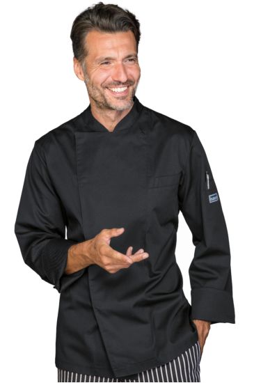 Helsinki chef jacket - Isacco Nero