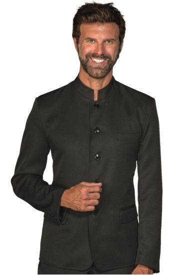 Riad jacket with vents - Isacco Nero